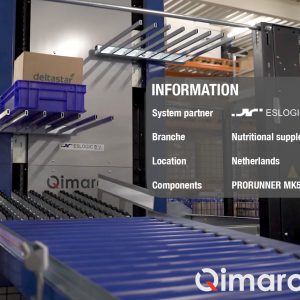 DeltaStar steigert die Kommissionierkapazität mit einem Qimarox-Vertikalförderer
