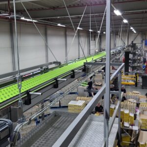 United Petfood verdoppelt Kapazität mit Highrunner-Palettierer in smarter Crossrunner-Anordnung