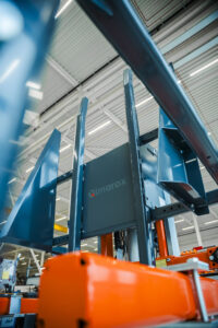 Maßgeschneidertes Projekt: PD1 Palletdispenser in Kundenfarben